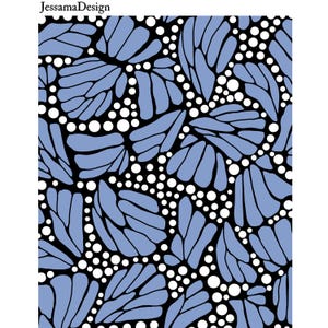 9. Layered Polymer Clay Silkscreen (Monarch Butterfly)