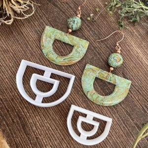 Clay Arch Cutter - Polymer Clay Donut Cutter - Use with polymer clay, pottery, metal clay, etc - 2 Sizes