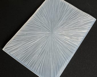 3. Tappetino flessibile in silicone di grandi dimensioni con motivo a fratture congelate - Da utilizzare con argilla polimerica, argilla metallica, ceramica e scrapbooking