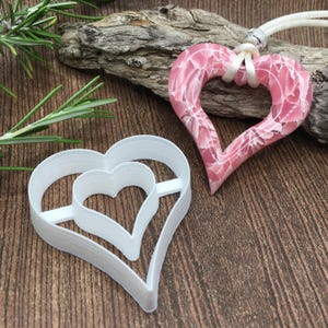 Polymer Clay Cutter - Herz Ausstechform #1 - Für Polymer Clay, Keramik, Metal Clay, etc