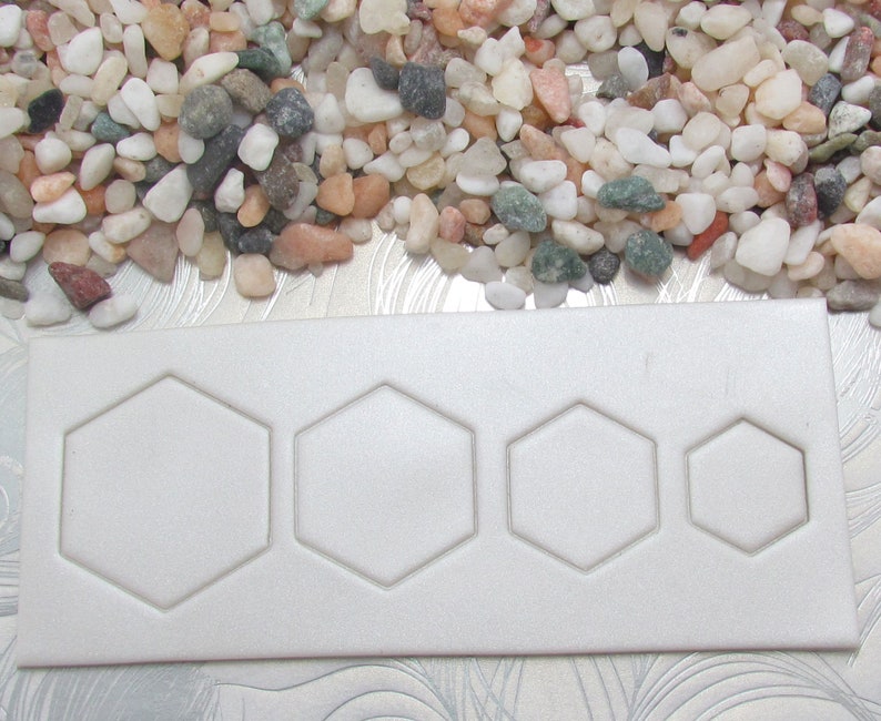 Hexagon Polymer Clay Cutters Set