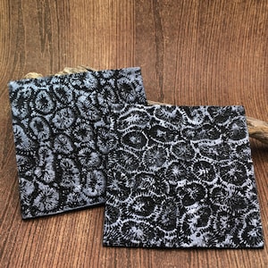 57. Polymer Clay Texture Mat - Reef Pattern - Use with polymer clay, metal clay, pottery, inking