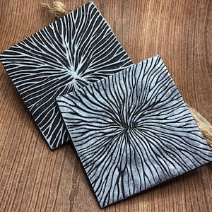 9. Polymer Clay Texture Mat - Mushroom Pattern - Use with polymer clay, metal clay, pottery and inking