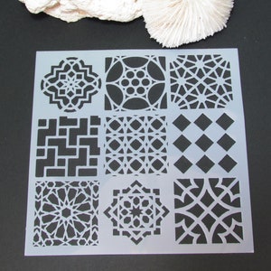 19. Polymer Clay Stencil (Kaleidoscope)