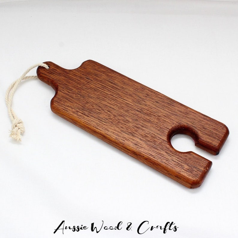 Kwila Merbau Timber Cheese and Cracker tray with a wine image 1