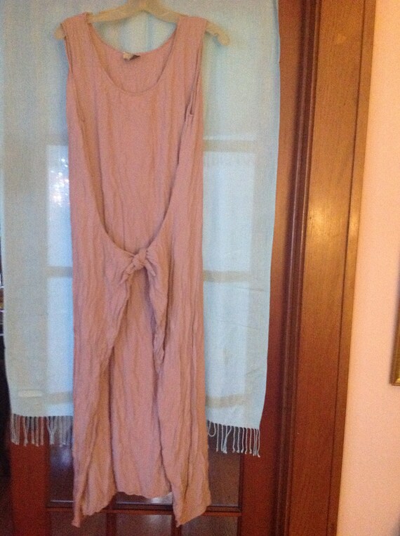 Greek Style tie in front dress