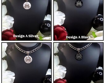 Ultimate Support 81 Stainless Steel Choker Necklace-81 Supporter Necklace-Support 81 Jewelry-Biker Necklace-Biker Jewelry-Support 81 Gifts