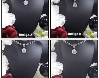 Baddie Support 81 Stainless Steel Necklace-81 Supporter Necklace-Support 81 Jewelry-Biker Necklace-Biker Jewelry-Support 81 Gift for her