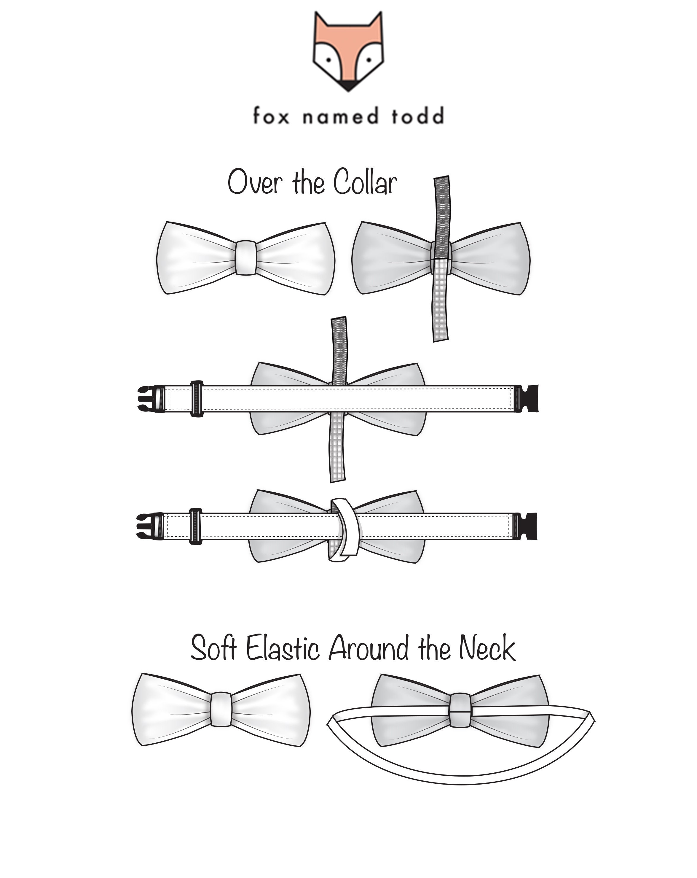 12 PRINT OPTIONS Bow for Dog or Cat - Etsy