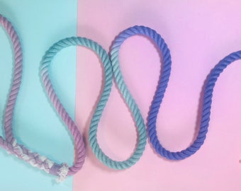 Cotton Candy Ombré Rope Leash