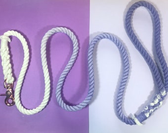 Lavender Ombré Rope Leash