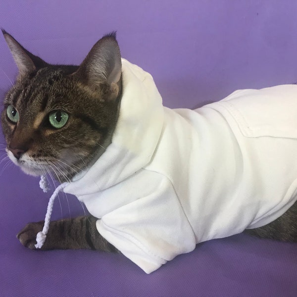 Cat Hoodie Etsy