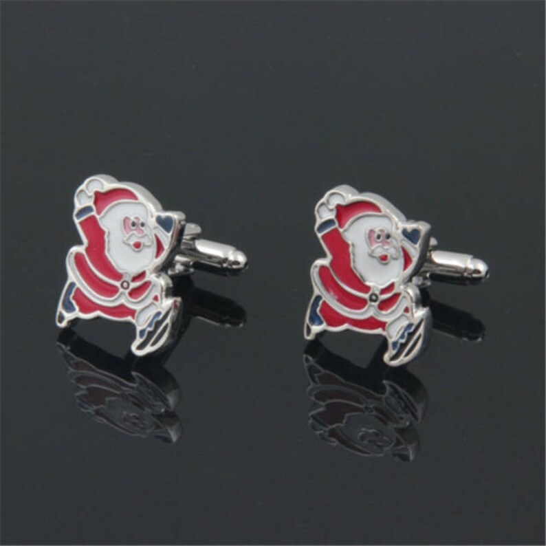 Christmas Santa Claus Cufflinks