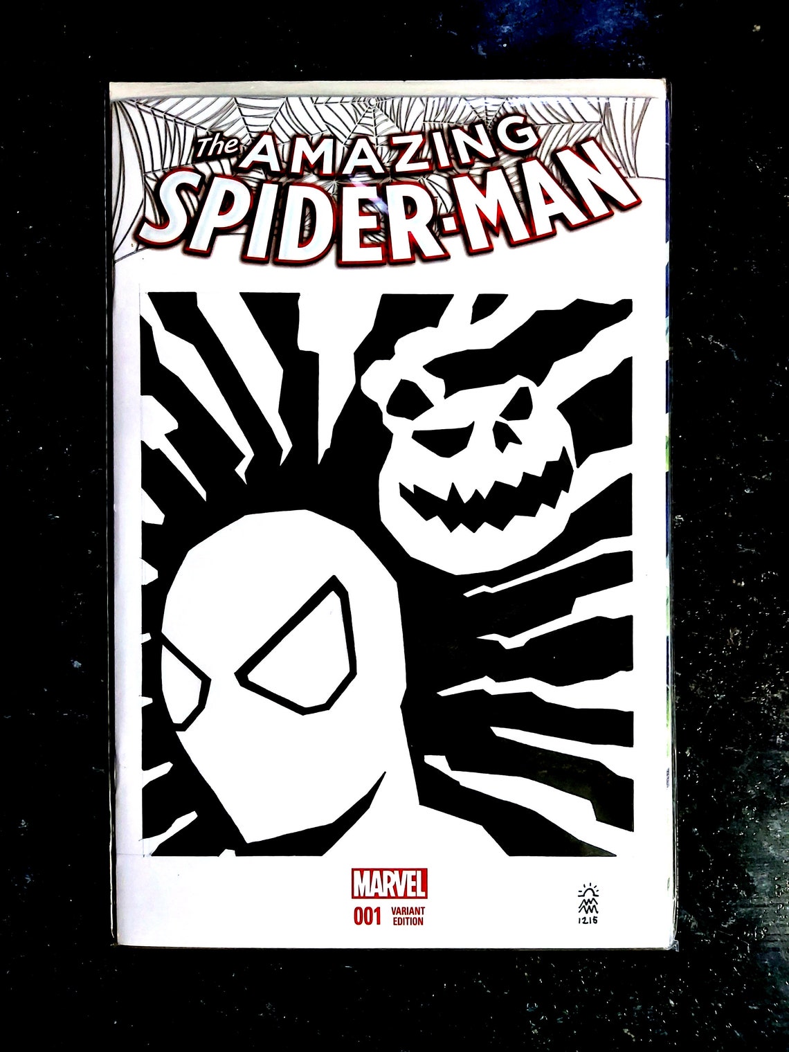 Original Artwork On Blank Variant Comic Cover Etsy