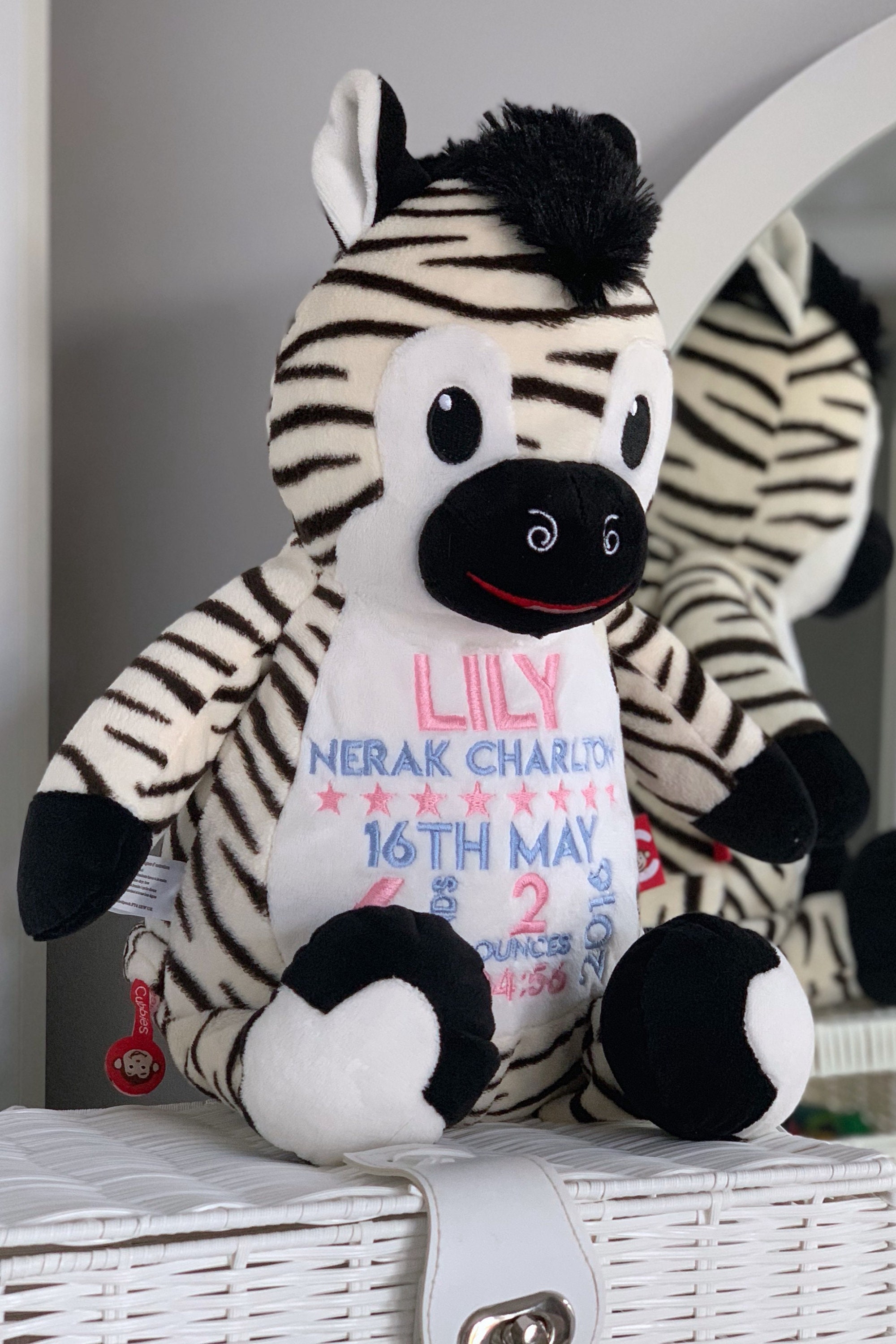 zebra teddy