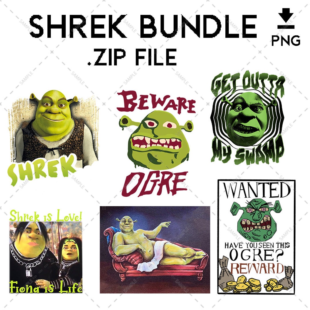 Shrek Bundle Digital Download Shrek Sublimation Download - Etsy Australia
