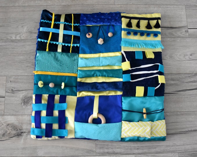 Tactiles Dementia Sensory Lap Blanket Etsy