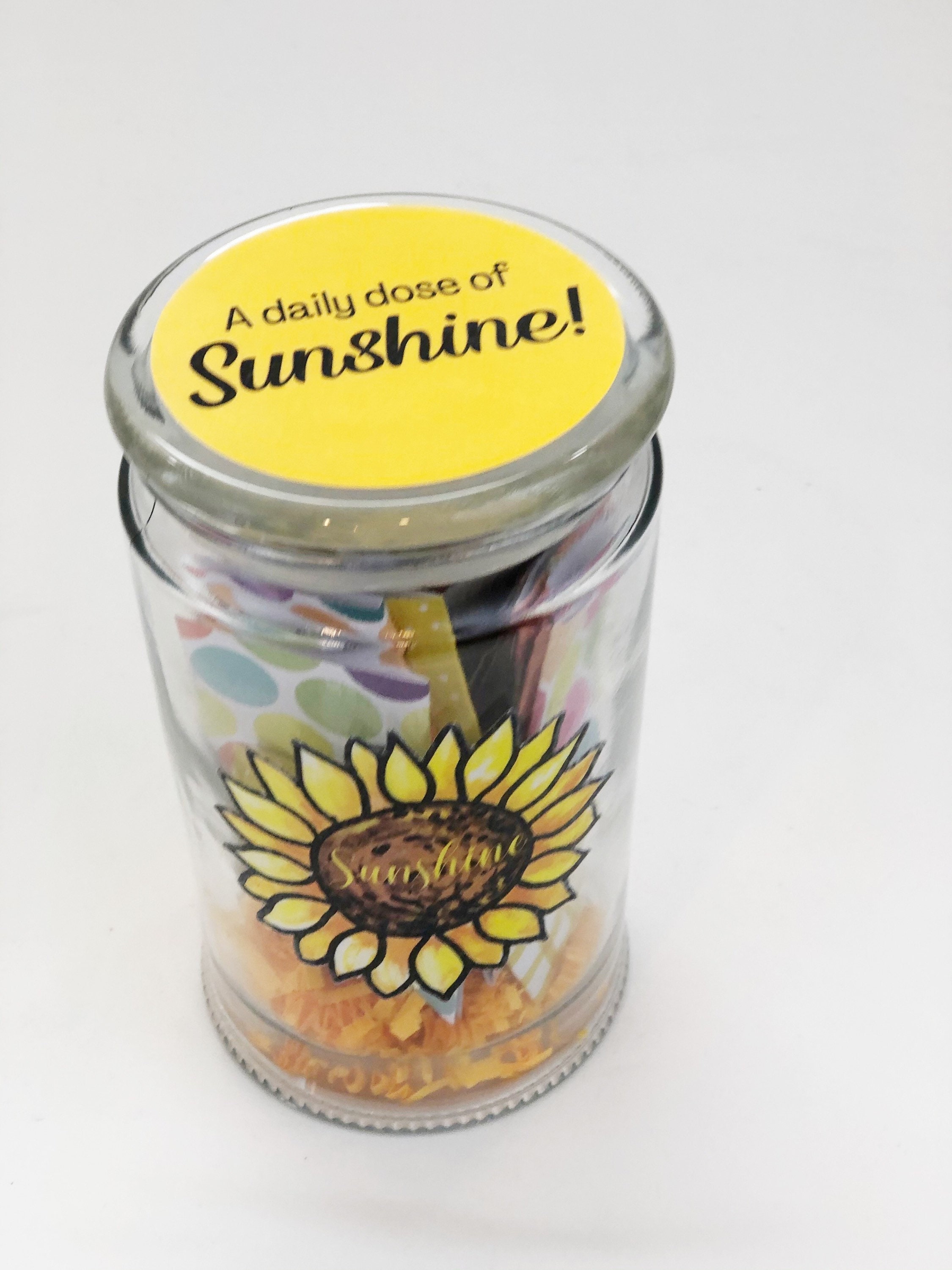 sunshine jar daily dose of sunshine encouragement gift jar of