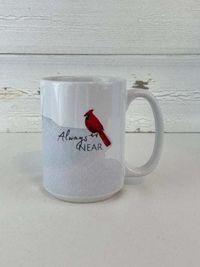 Wassmin Personalized Cardinal Mug Cup 11oz 15oz Coffee Mugs Cup