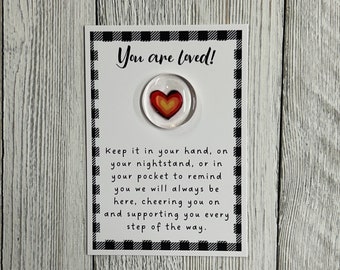 Leaving for College Glass Gem - Pocket Token, Going Away to College, High School Graduation Gift, New Beginnings