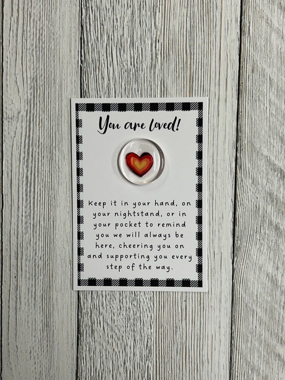 Leaving for College Glass Gem - Pocket Token, Going Away to College, High School Graduation Gift, New Beginnings