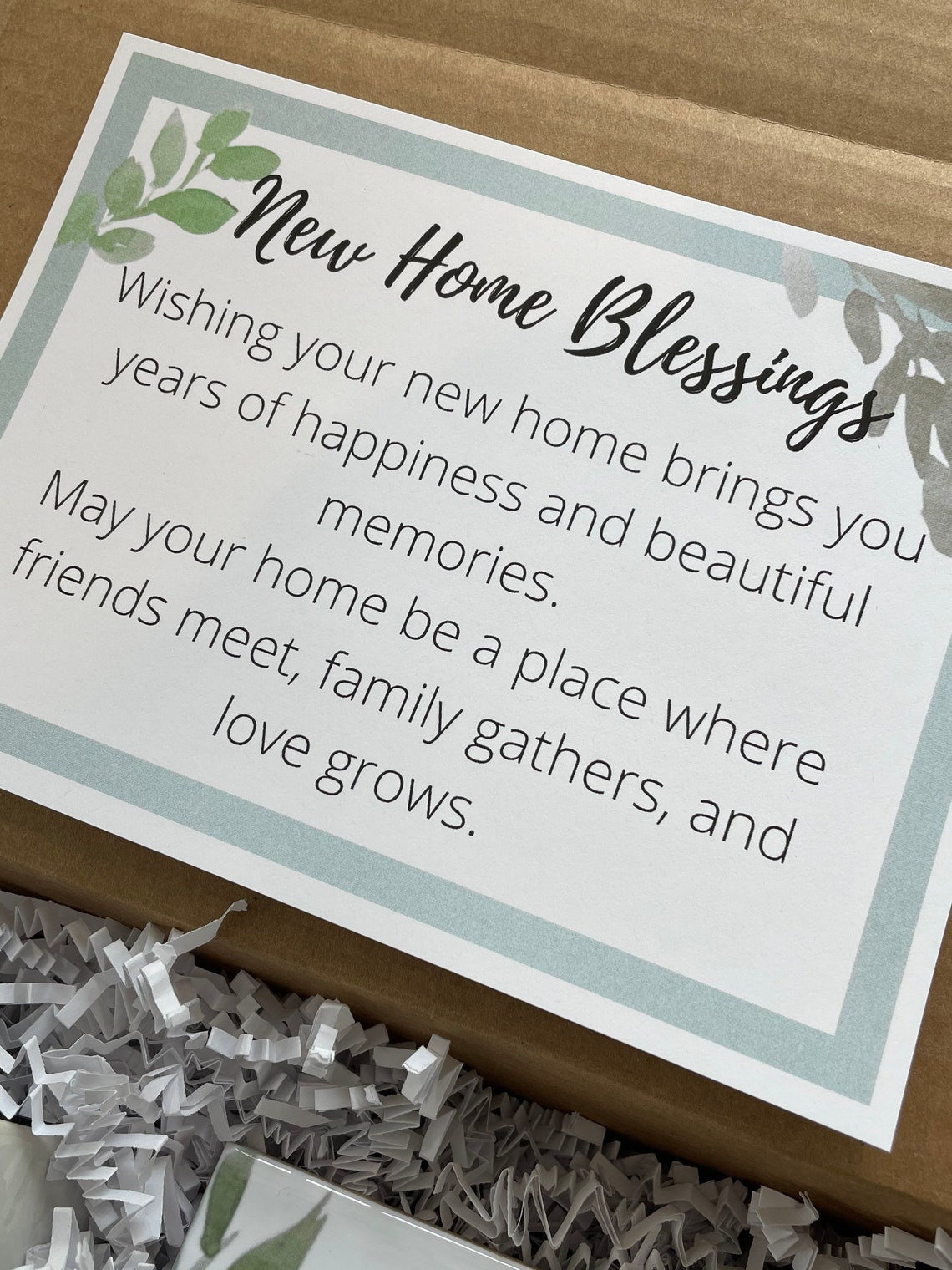 New House Blessings Box Housewarming mug and tile gift  Etsy
