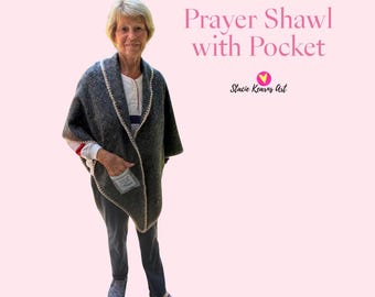 Strength Prayer Shawl with Pocket Gift Set - Comfort Set - Encouragement, Healing, Strength, Prayer, Thinking of You, Sympathy Gift