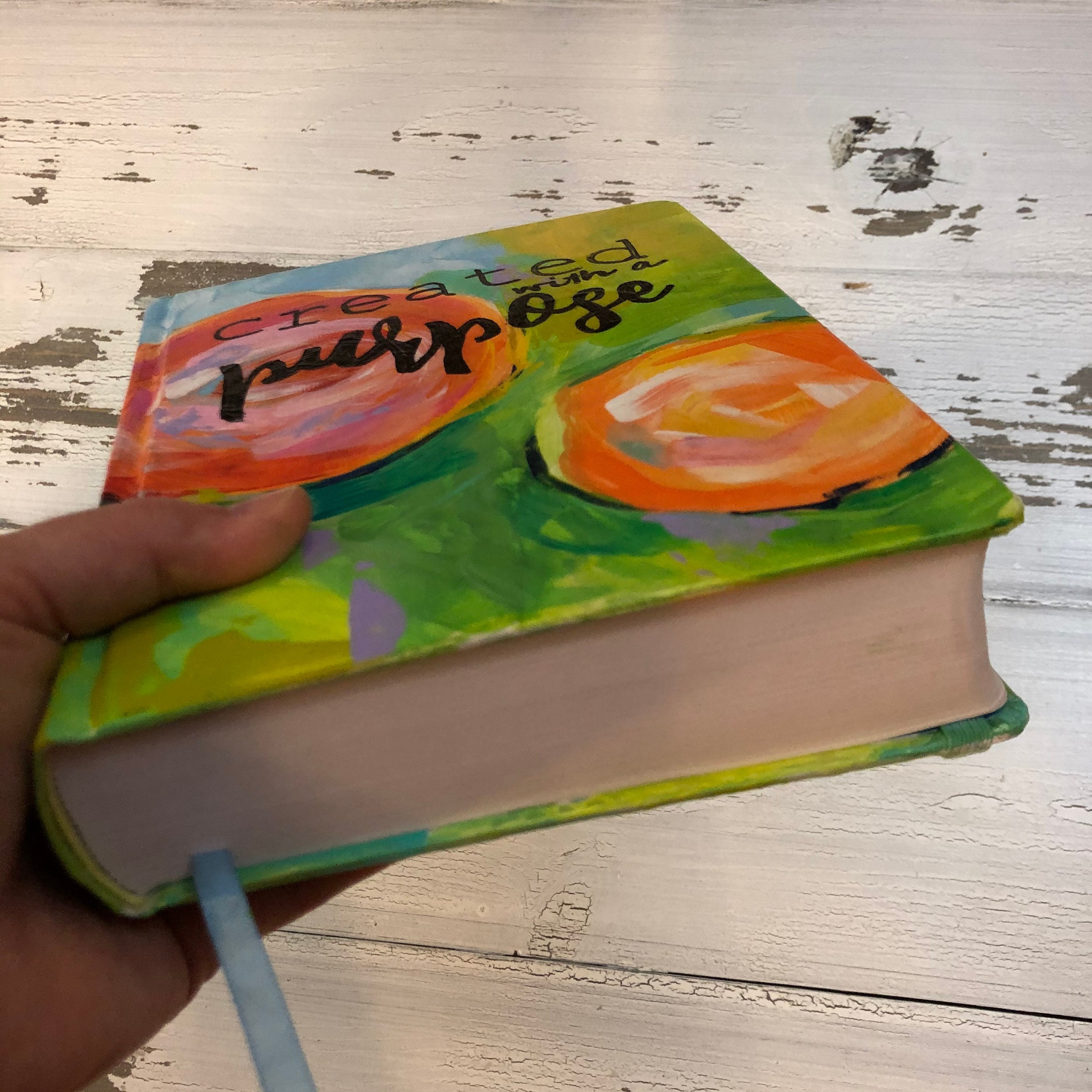 NIV Hand Painted Journaling Bible perfect for Girls Gift Bible/ First