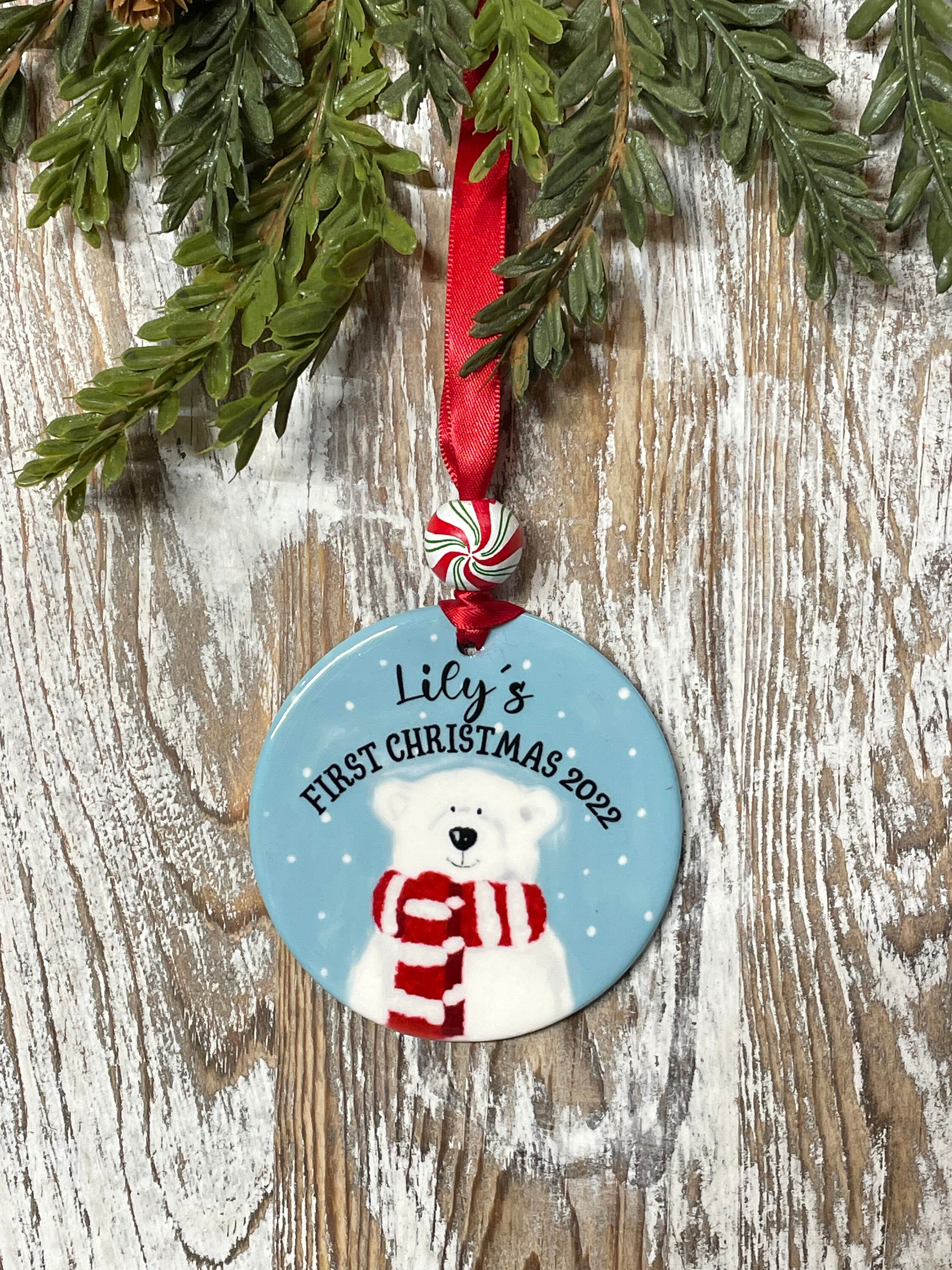 Bear Christmas Ornament - Personalized Gallery