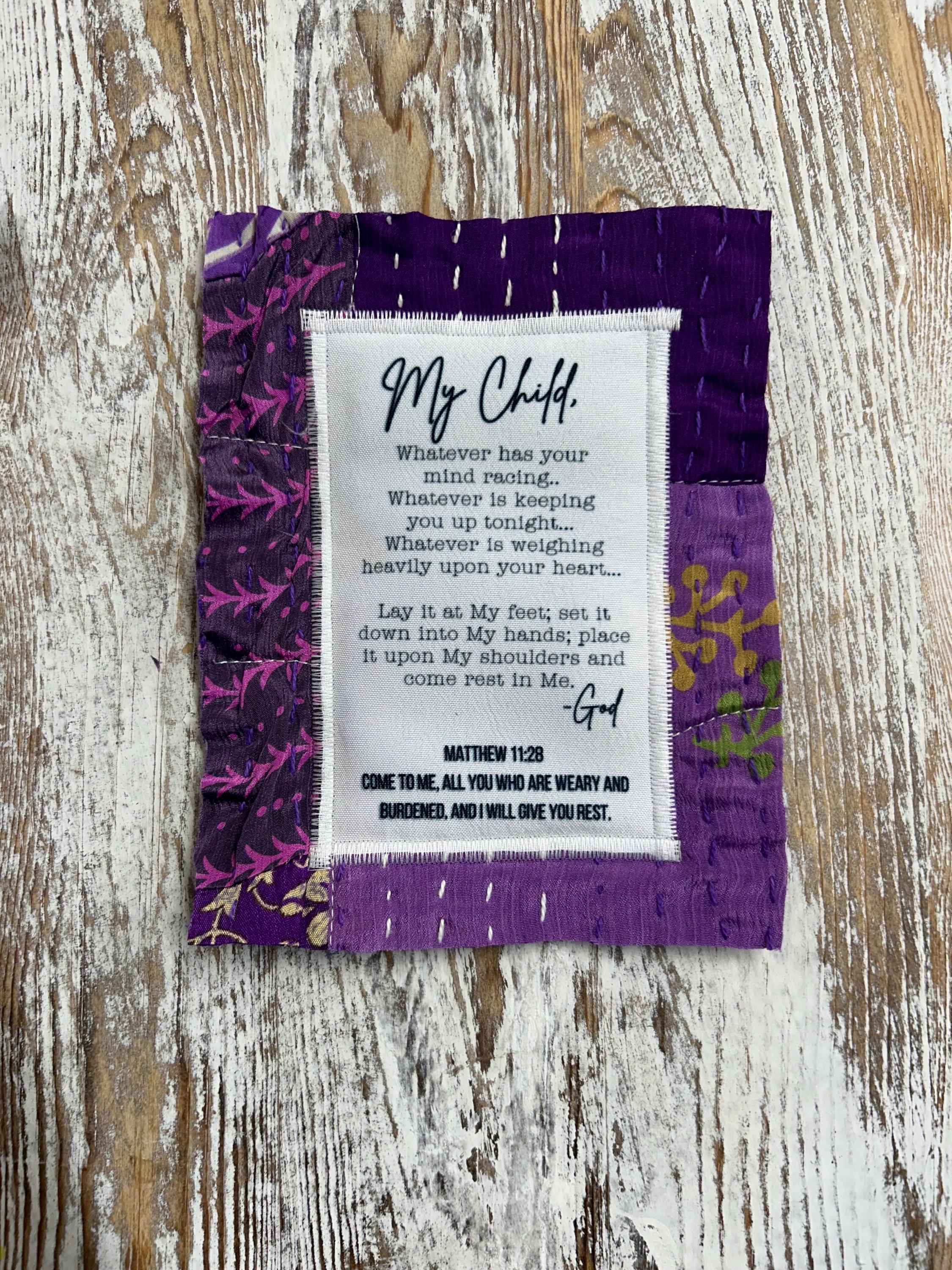 thumbnail image 2 of Printable Funeral Prayer Card 3 X 5 Memorial Prayer Card Editable With Ms Word Purple Iris Flowers Hummingbird 2 of 13