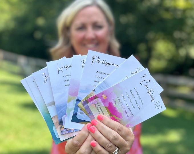 God’s Promises Scripture Cards – Printable Bible Verse Set, 30 Prayer Cards, Digital Download, Christian Affirmation Cards