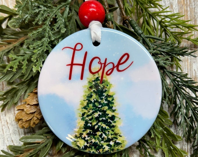 Difficult Sad Holiday Christmas Ornament, Thinking of you, Bereavment Christmas, Loss of loved one, Tree trimming, Memorial