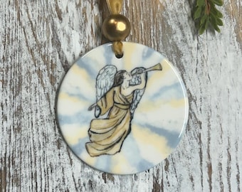 Christmas Angel Ornament, 2024 Color Trend Angel Christmas, Tree trimming, Christmas gift, Neutral Colors