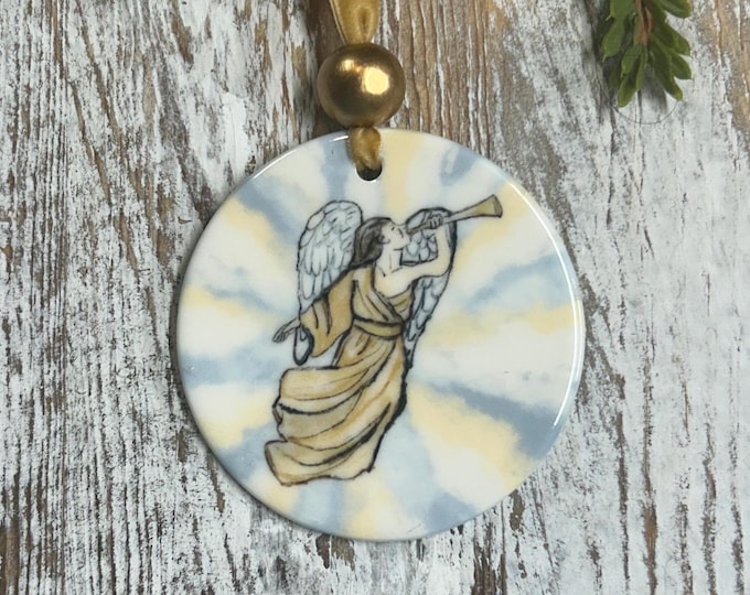 Christmas Angel Ornament, 2024 Color Trend Angel Christmas, Tree trimming, Christmas gift, Neutral Colors