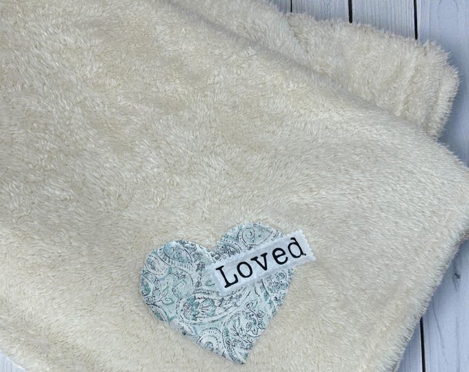 Sending You a HUG Box with gray floral heart, Soft Blanket, Comforting gift, Uplifting gift, Encouraging gift for her, Anxiety gift,