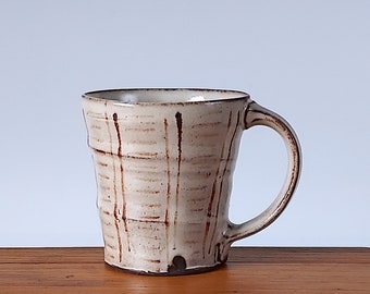 Handmade Mug - Wheel thrown pottery - Ceramic mug - Coffee mug - Rustic mugs - Rustic stoneware - Tea mugs