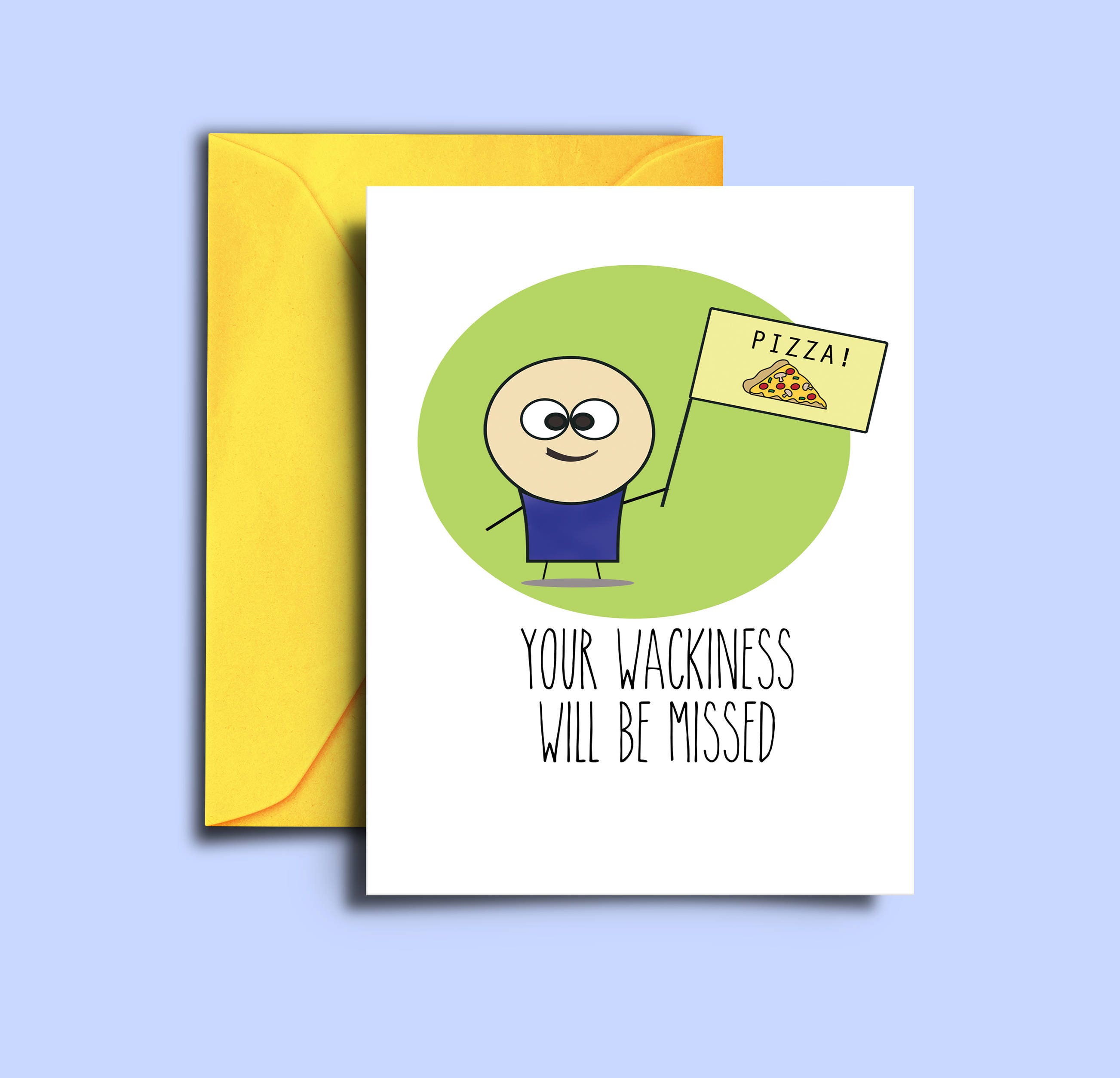funny farewell card for coworker leaving work card for