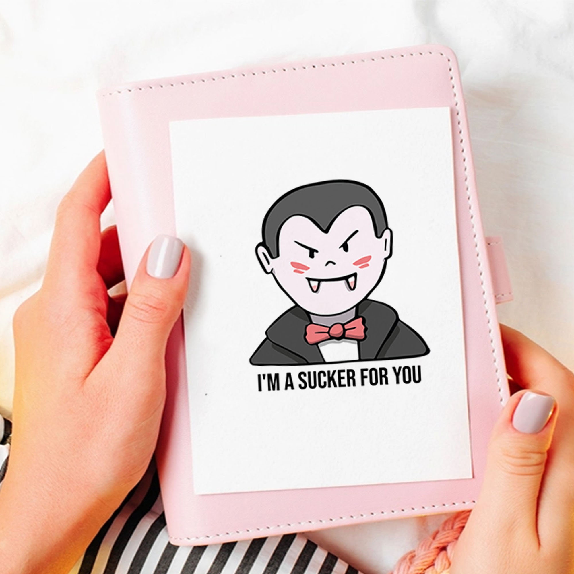 Funny Vampire Pun Anniversary Love Card for Partner Wife Etsy