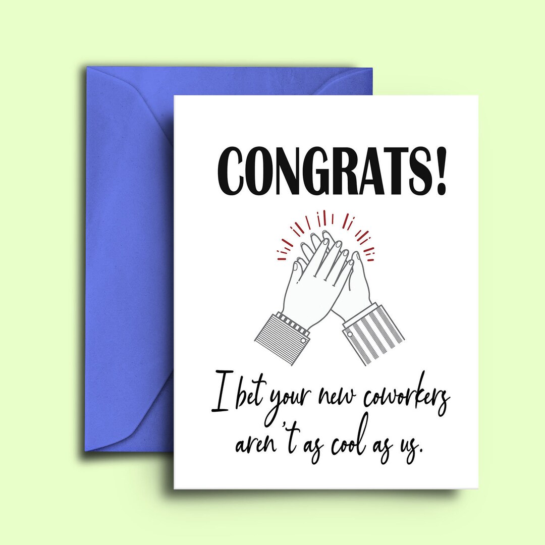 funny-sarcastic-farewell-card-for-coworkers-colleagues-i-bet-your-new-coworkers-aren-t-as-cool-as-us-etsy for Free Printable Farewell Card For Coworker Funny Sarcastic Farewell Card for Coworkers, Colleagues - I Bet Your New Coworkers Aren't as Cool as Us - Etsy for Free Printable Farewell Card For Coworker