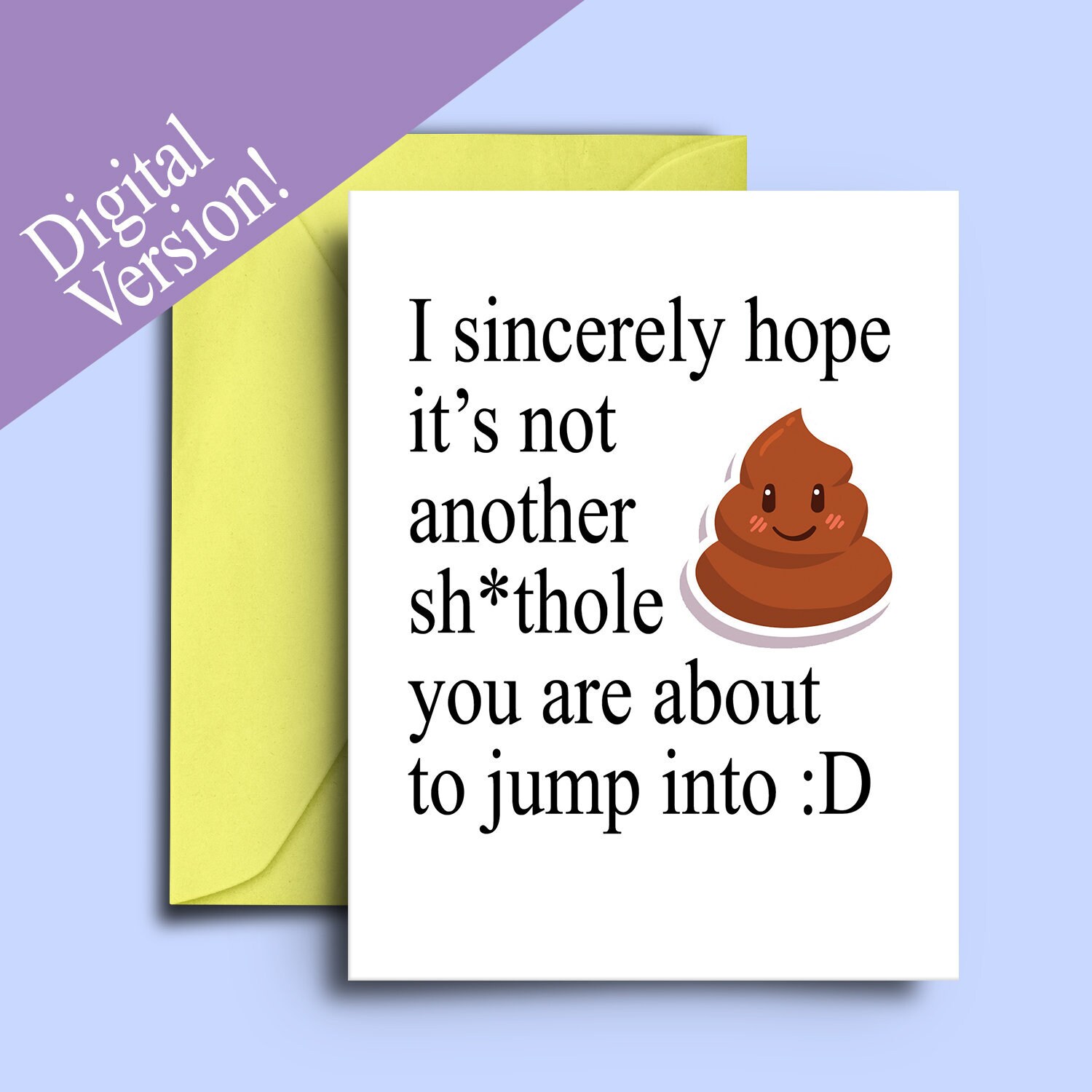 funny sarcastic and rude farewell card for coworker etsy