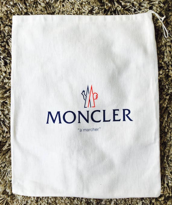 MONCLER 100% Authentic Shoe bag Dust bag Storage bag Size: