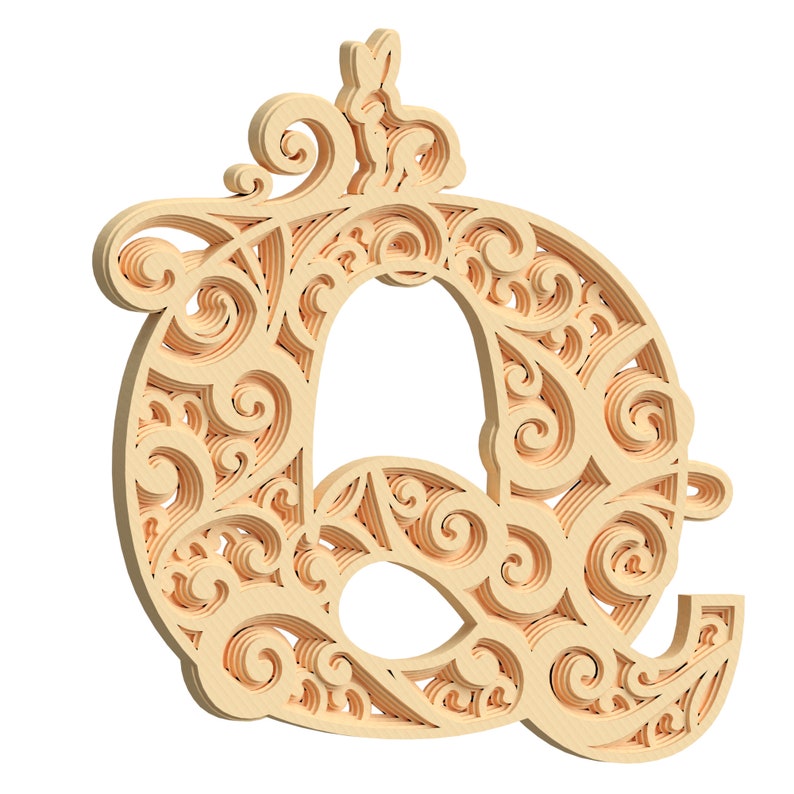 Free Free Layered Monogram Svg 218 SVG PNG EPS DXF File