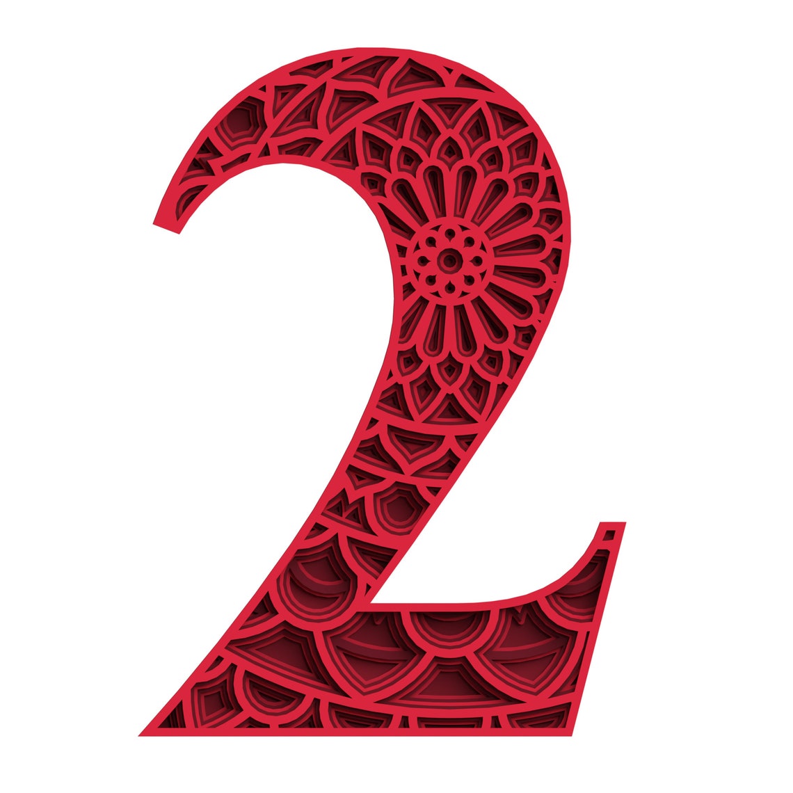 Download Layered Number 2 layered alphabet svg layered letters svg ...