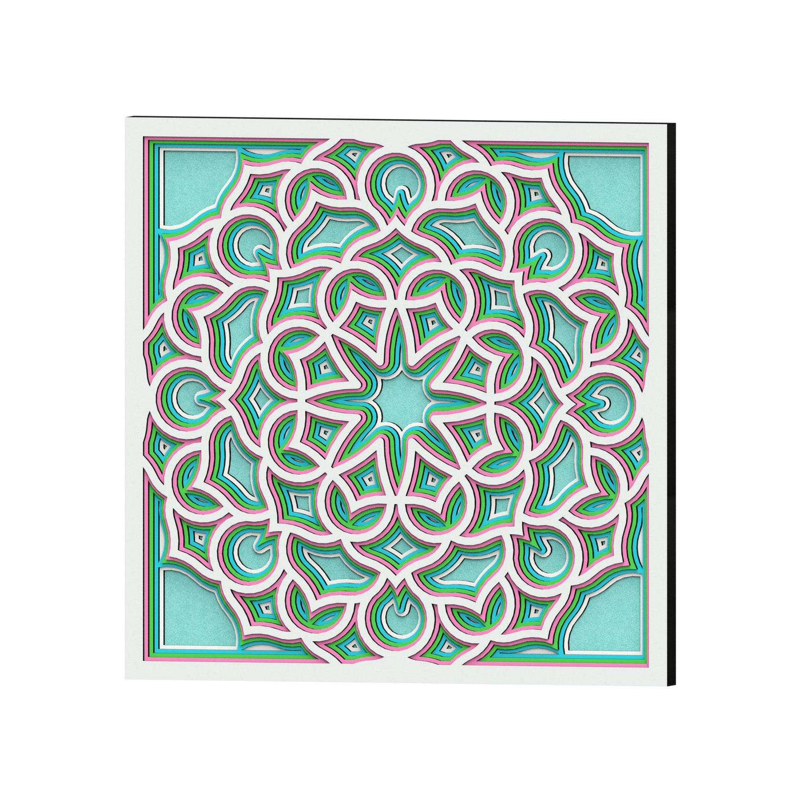 Free Free 215 3D Mandala Cricut SVG PNG EPS DXF File