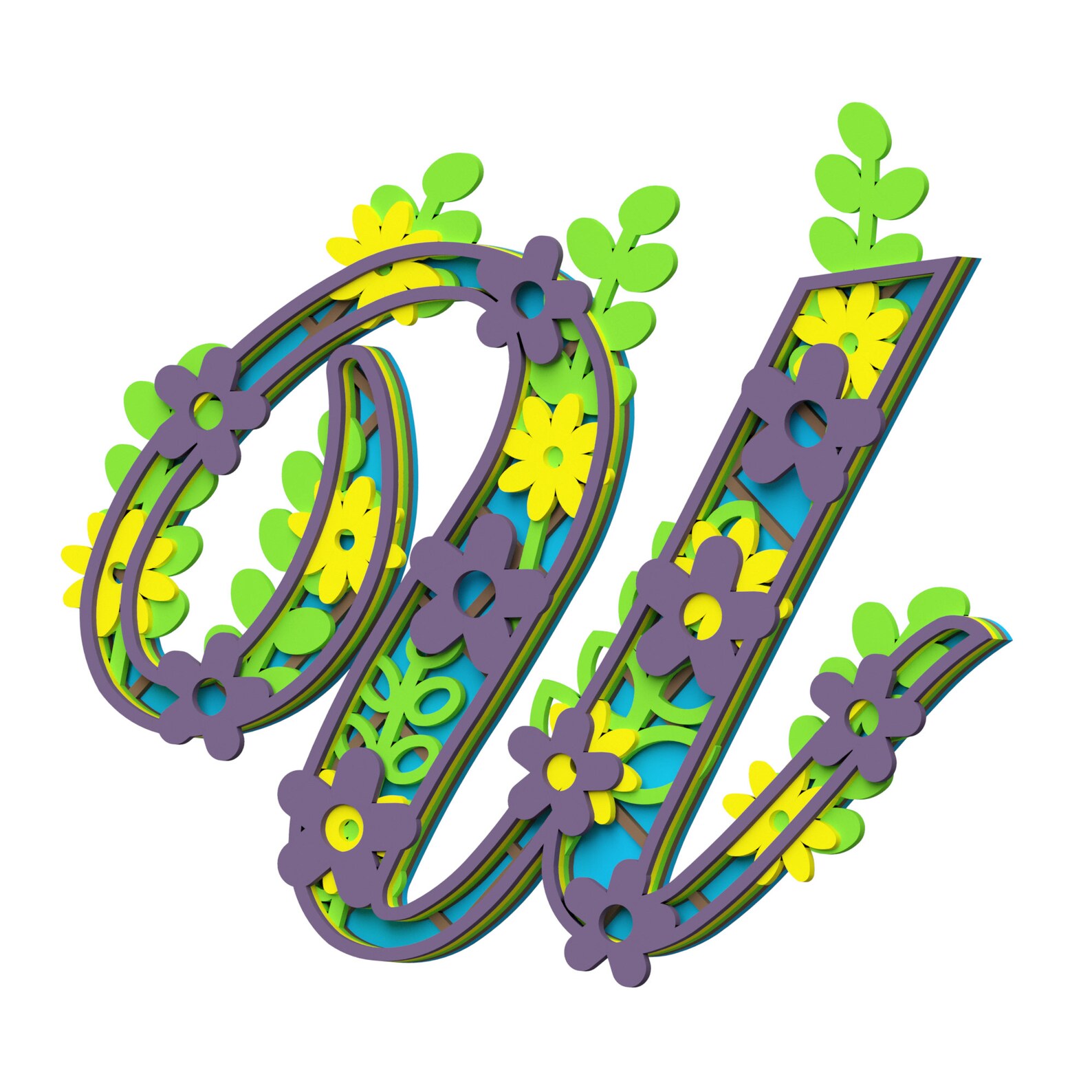 Free Free Layered Monogram Svg 254 SVG PNG EPS DXF File