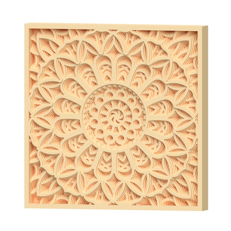 Download Layered Mandala Svg Laser Cut Dxf Mandala Template 3d Multilayer Mandala Glowforge Files Svg For Cricut Downloadable Digital Product Mdc110 Art Collectibles Digital Hedoarchitects Pl