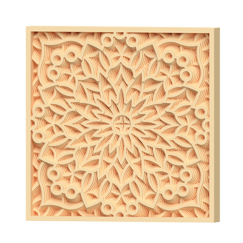 Download Layered Mandala Svg Laser Cut Dxf Mandala Template 3d Multilayer Mandala Glowforge Files Svg For Cricut Downloadable Digital Product Mdc119 Drawing Illustration Art Collectibles Gkjwonosari Com