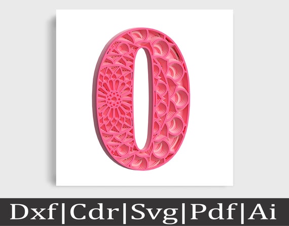 Download Svg For Cricut Layered Letters Svg Digital Product 3d Multilayer Mandala Glowforge Files Mdc084 Layered Alphabet Svg Layered Number 5 Drawing Illustration Art Collectibles Vadel Com