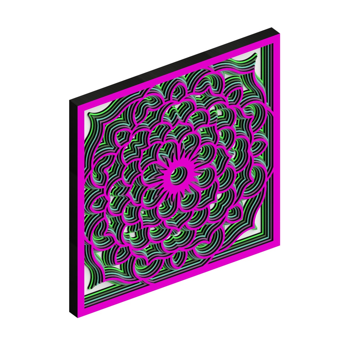 Free Free 215 3D Mandala Cricut SVG PNG EPS DXF File