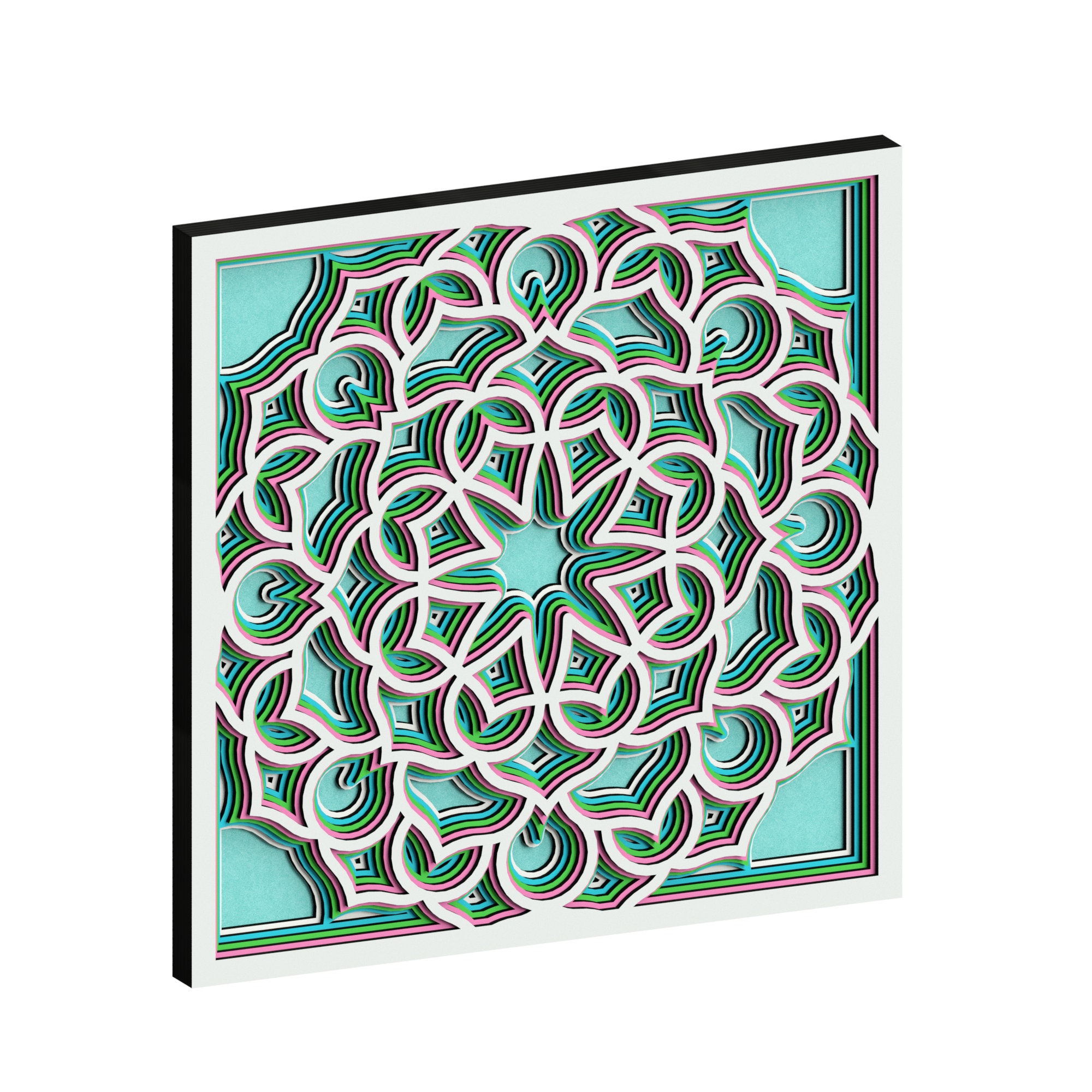 Free Free 215 3D Mandala Cricut SVG PNG EPS DXF File
